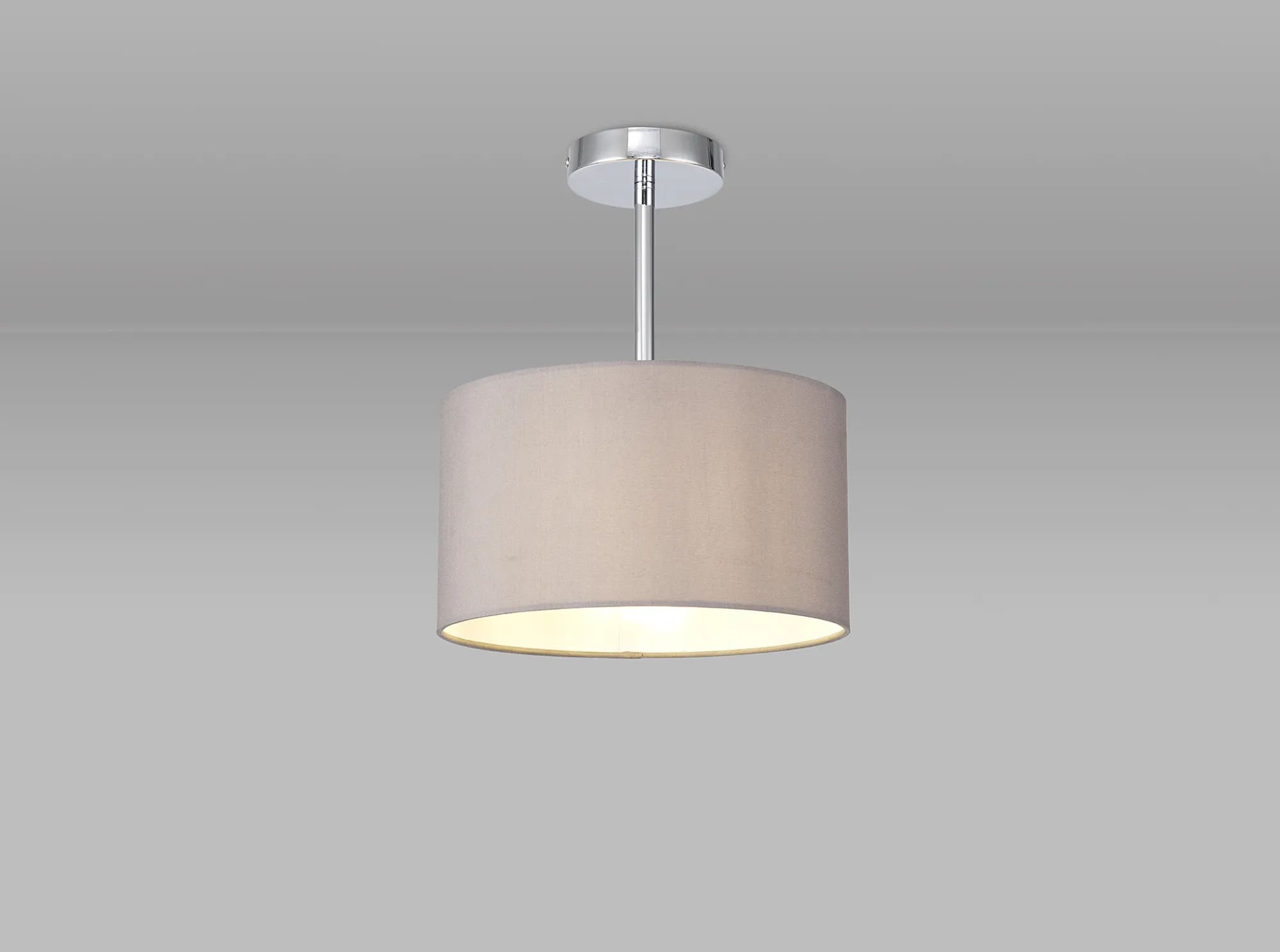 Baymont CH GR Ceiling Lights Deco Semi Flush Fittings